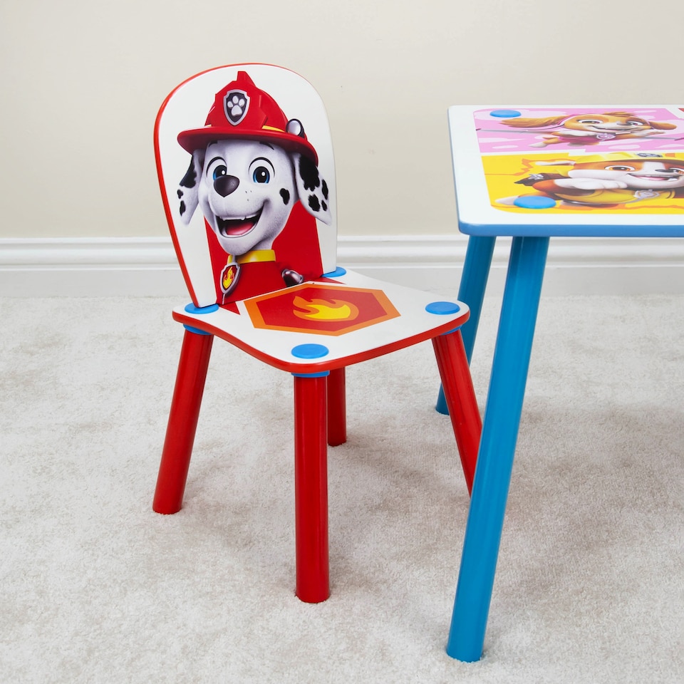 image 1 of Paw Patrol Badges Table And Chairs