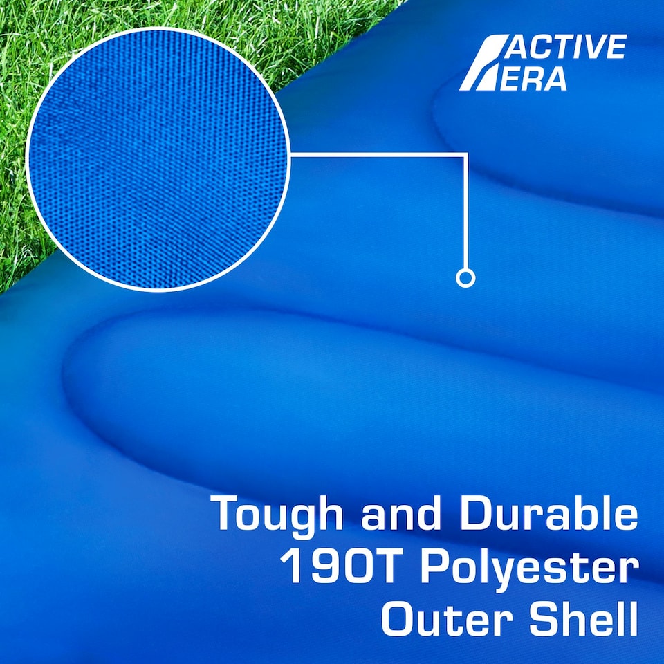 image 1 of Premium Warm Lightweight Envelope Sleeping Bag (200 GSM) - 2 Seasons - 2 Seasons