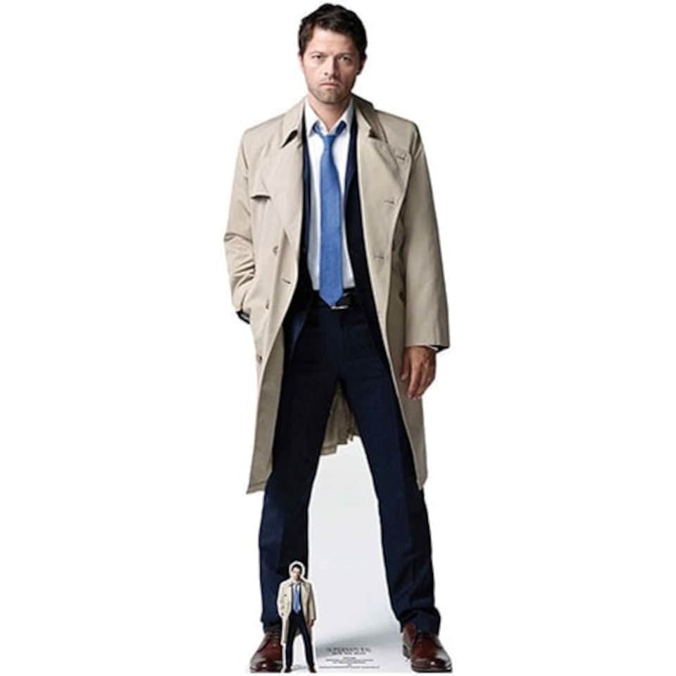 Castiel Misha Collins Supernatural Lifesize Cardboard Cutout 184cm