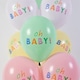 image 3 of Sweet Oh Baby Pastel Latex Balloons 33cm / 13 in - Pack of 6