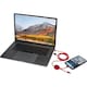 image 2 of Alasia Recycled Aluminium 5 in 1 Charging Cable - Red - One Size (UTPF4670)