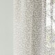 image 3 of Pair of Willow Natural Leaf Print Voile Panels 137 cm (54 inch) Rod Pocket Linen Look Panels for Bedroom and Living Room