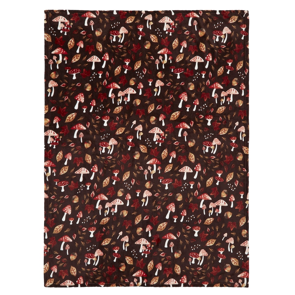 image 1 of Fusion Woodland Dreams Halloween Throw Chocolate
