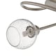 image 4 of Callen Satin Nickel 3 Light Flush Ceiling Light