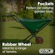 image 4 of Lightweight Folding Garden Wheelbarrow Foldable Wheel Barrow