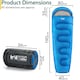 image 7 of Mummy Sleeping Bag 3 Season Waterproof Adult Single Outdoor Camping Trail | Blue | Single | 1