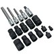 image 4 of 17pc Brake Caliper Socket and Bit Master Set Hex Pentagon Brake Pad Removal