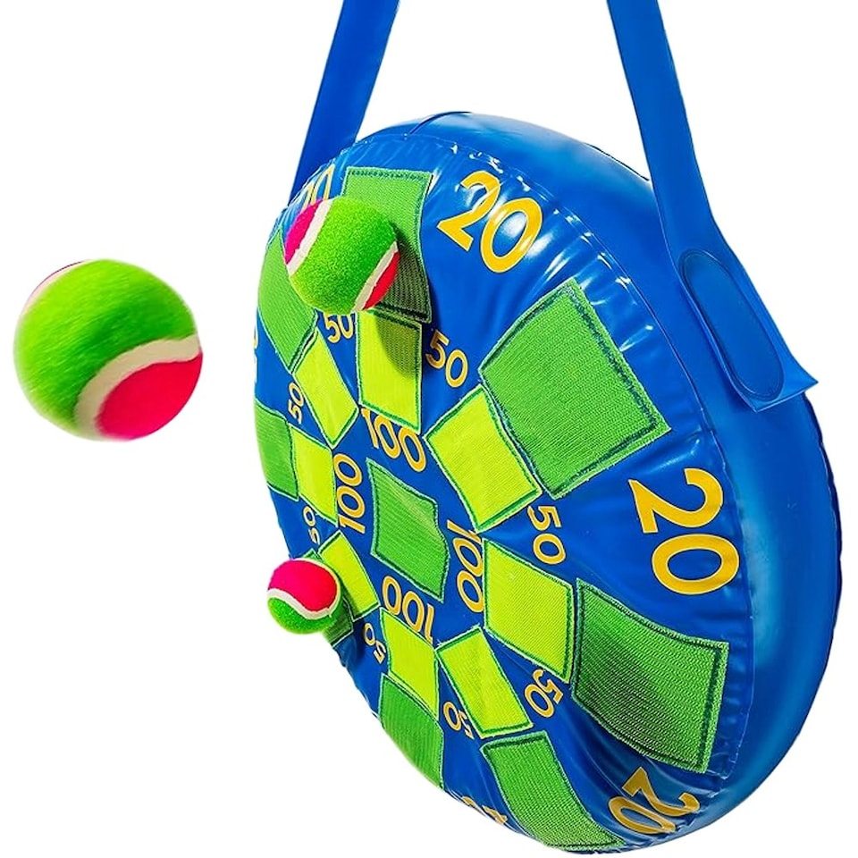 image 1 of Franklin Sticky Inflatable Dartboard - Blue - One Size