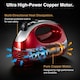 image 3 of VonShef 300W Red Hand Mixer Electric Whisk with 5 Speeds