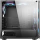 image 4 of CiT Mirage F6 Mid Tower ATX Gaming PC Case - Black&nbsp; Black