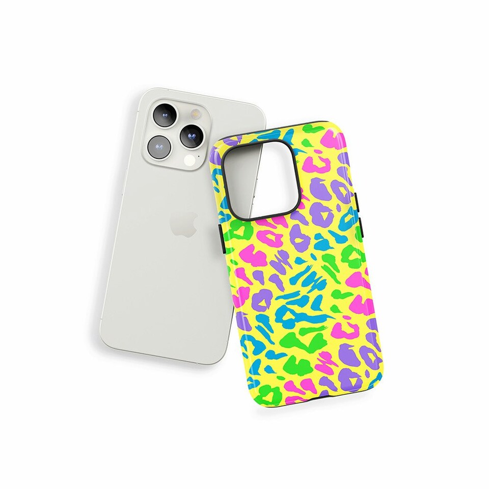 image 1 of Jazzy Leopard Phone Case | Multi | iPhone 15 Pro
Tough | iPhone 15 Pro
Tough