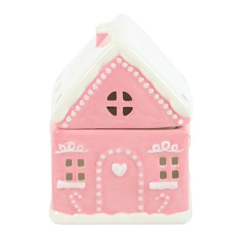 Something Different Gingerbread House Oil Burner - Pink - One Size