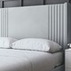image 3 of Elara Divan Bed with Winged Panel Headboard - Silver - King / 5ft