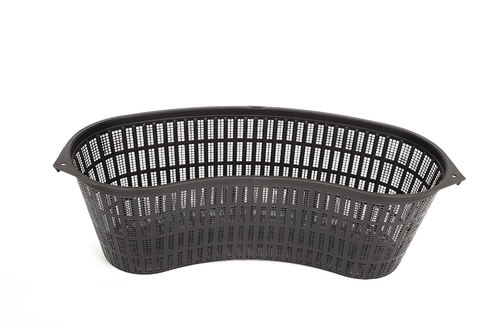 image 1 of Aquatic Pond Planting Basket - Contour Kidney - 46cm / 8 Ltr - Mesh Plant Pot for Water Garden Ponds, Protects Roots