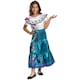 image 2 of Encanto Girls Mirabel Costume Dress - Turquoise/White - 3-4 Years