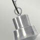 image 2 of Somerton 1 Light Outdoor Ceiling Chain Lantern Antique Nickel IP44, E27