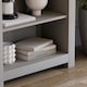 image 4 of Vida Designs Arlington 3 Tier Bookcase Shaker Style Display Storage, Grey & Oak