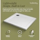 image 3 of Balterley Premium Square Shower Tray | White | White | 1