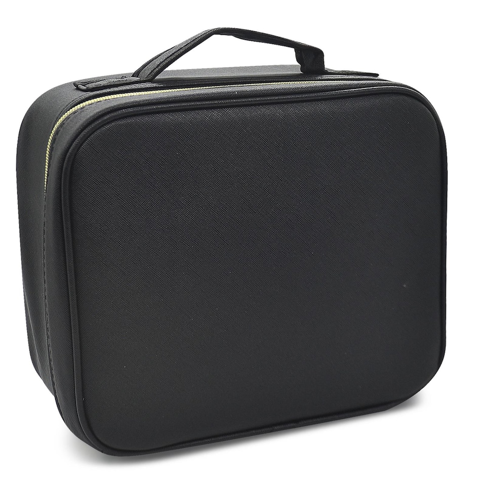 image 1 of Cosmetic Makeup Vanity Travel Case With LED Mirror