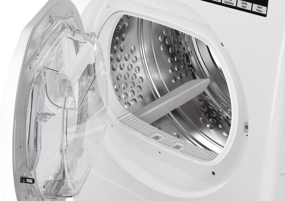 image 1 of Hoover HLE H9A3TE-80/N Heat Pump Tumble Dryer, 9kg, White, A+++ Rated
