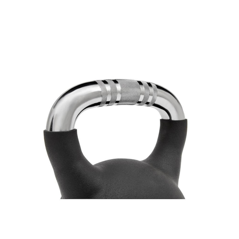 image 1 of Adidas 16 kg Neoprene-Coated Cast Iron Kettlebell | Black | Black | Not provided