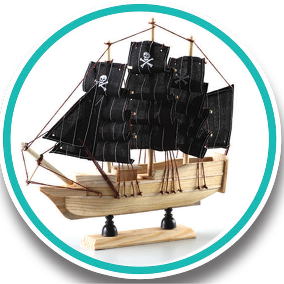 image 1 of Build-A-Pirate Ship