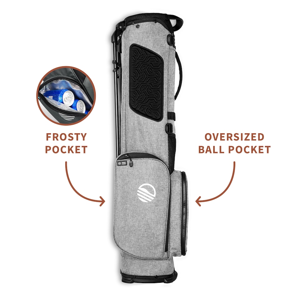 image 1 of El Camino Golf Bag - Heather Grey