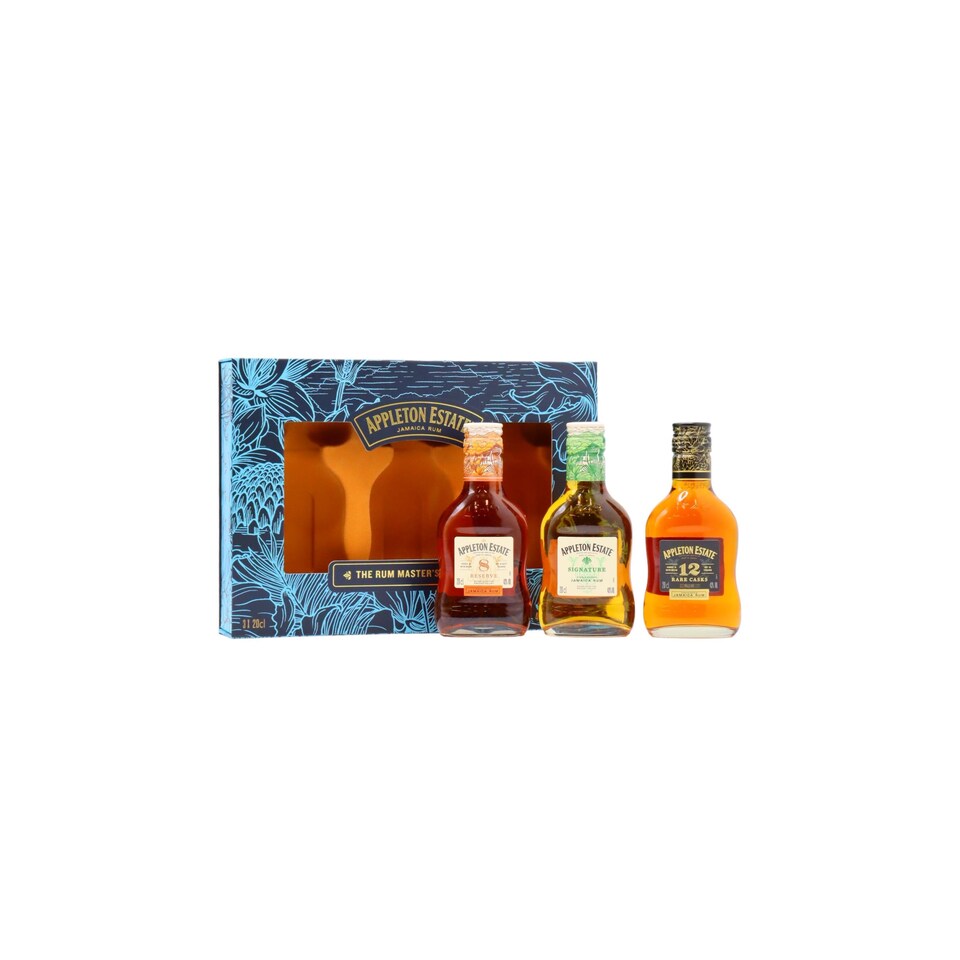 Appleton Estate - Jamaican Rum Gift Pack | Multi | Appleton Estate - Jamaican - Rum 20cl x 3 42% ABV Gift Pack | 600