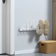 image 7 of HOMCOM Wall Mounted Electric Shoe Dryer Shoe Warmers for Boots 2 Pairs White