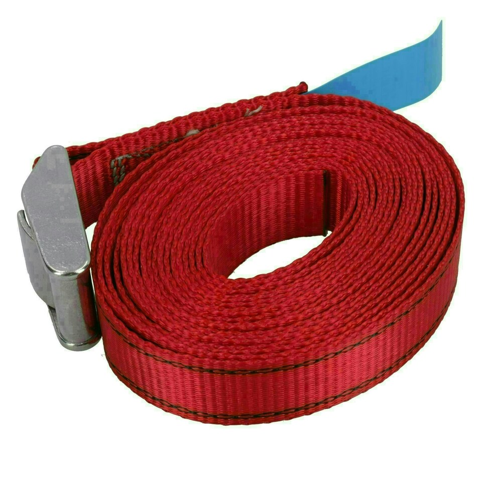 image 1 of 8 Pack Cam Buckle Strap Stainless Steel Metal 4m Tie Down Luggage Straps Marine