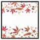 image 2 of Autumn leaves half border (Picture Frame) Grey | M