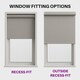 image 7 of Blackout Roller Blind 240cm Wide x 165cm Long | White | White
