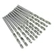 image 1 of 4.5mm Metric HSS Drill Bits for Metal Wood Plastics Model Making Drill 10pk