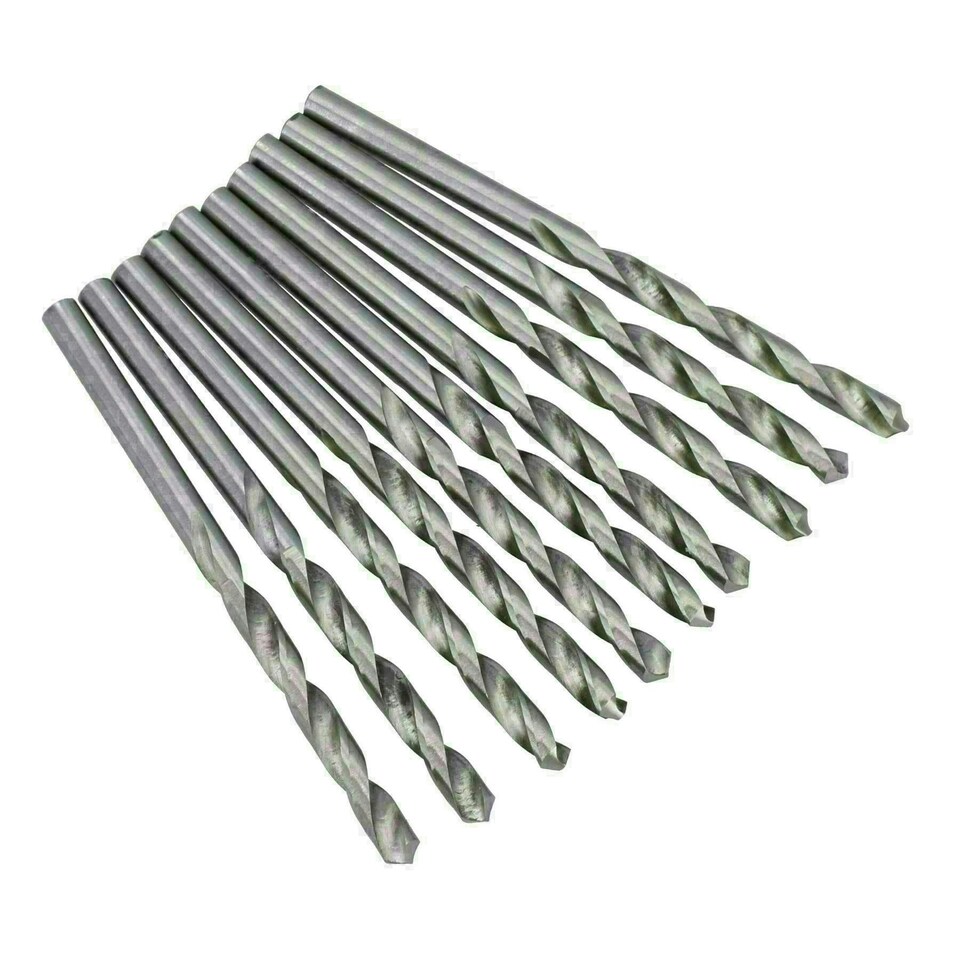 image 1 of 4.5mm Metric HSS Drill Bits for Metal Wood Plastics Model Making Drill 10pk