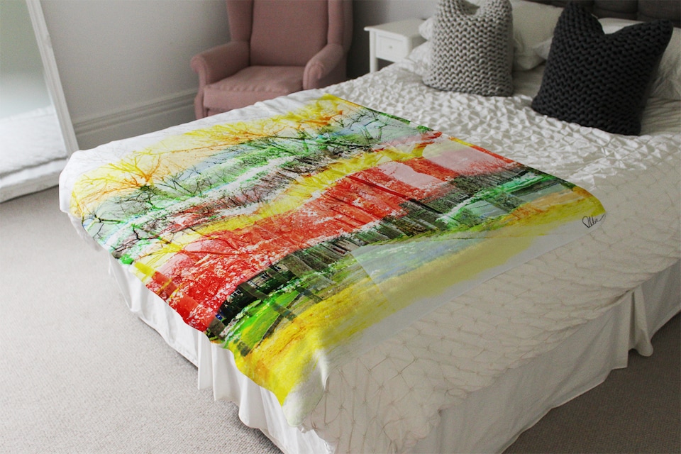 image 1 of Vanishing Point Blanket | Multi
