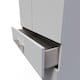 image 7 of Cornwall 2 Drawer Double Wardrobe in Grey Matt (Ready Assembled) | Grey | Grey Matt