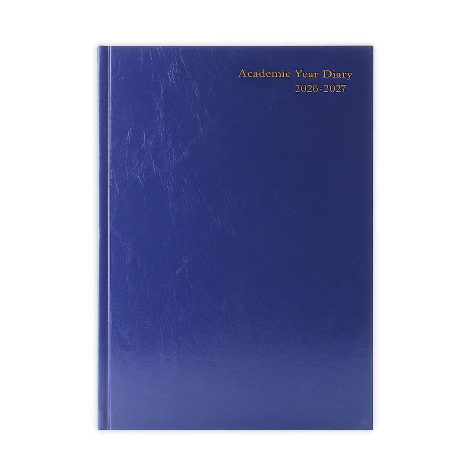 image 1 of Janrax 2026-2027 A5 Day Per Page Blue Academic Diary
