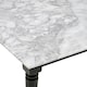 image 5 of Interiors By Premier Elegant Side Table, Marble Top Small Table By Couch For Livingroom, Carved Legs Bedside Table For Bedroom