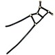 image 2 of Hy Leather Foal Head Collar - Black - Large
