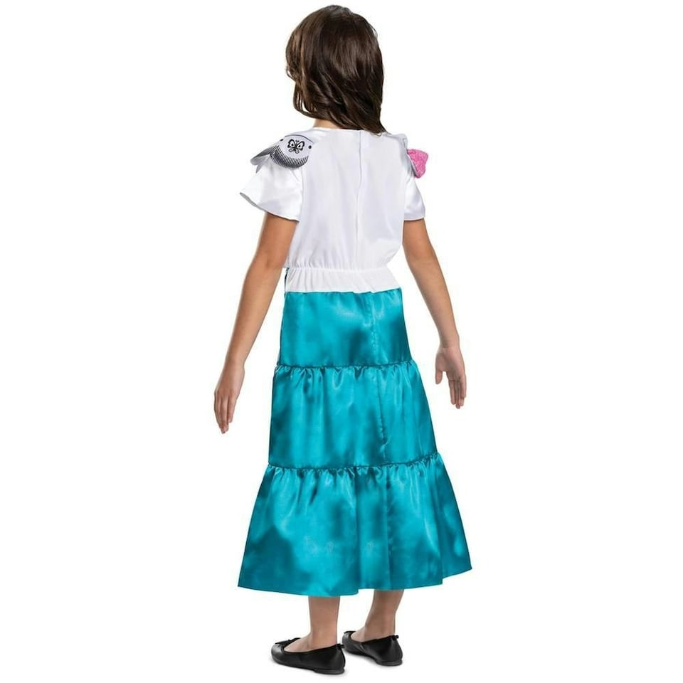 image 1 of Encanto Girls Mirabel Costume Dress - Turquoise/White - 4-6 Years