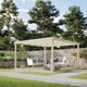 image 1 of Box Pergola and Decking Kit - Wood - L300 x W300 cm - Light Green