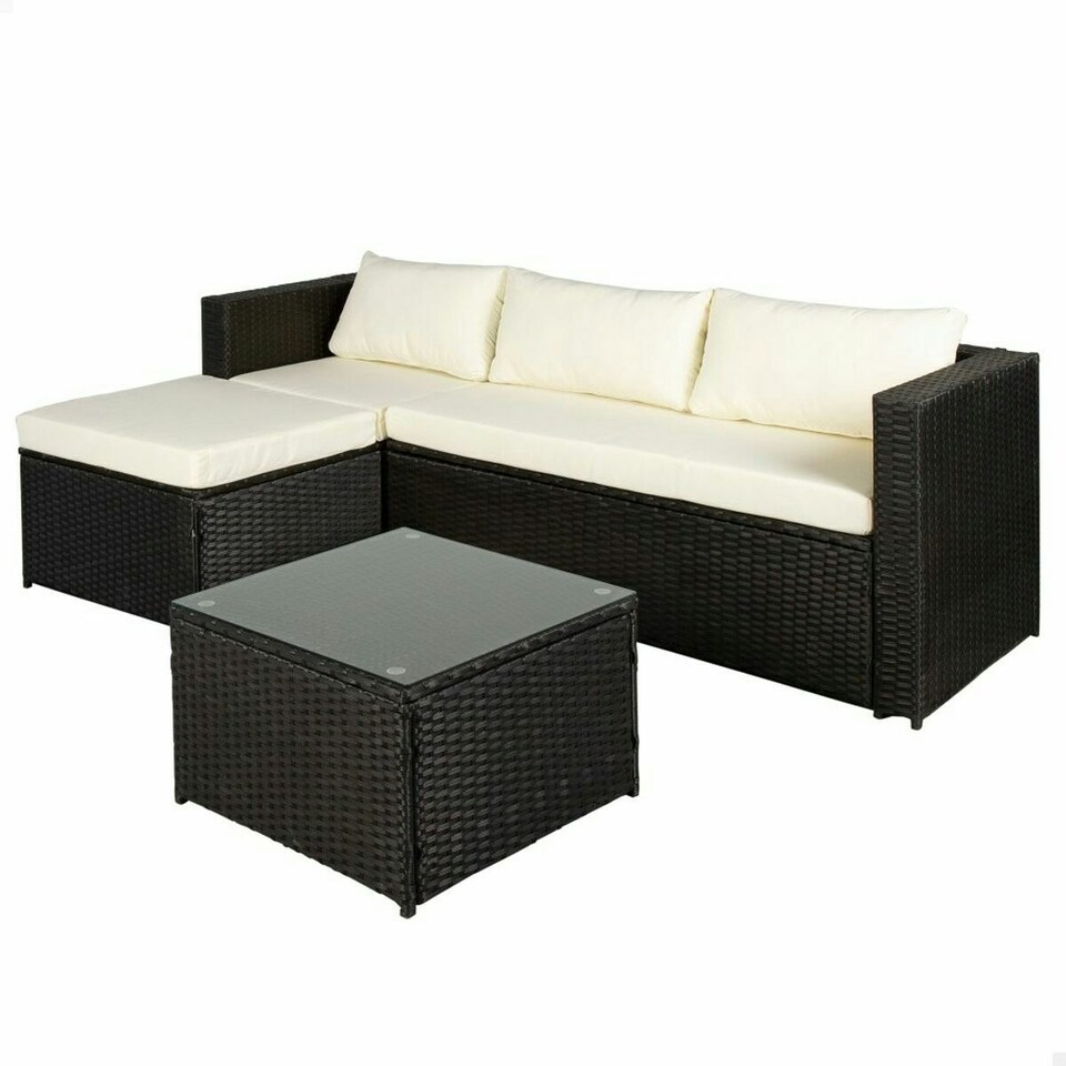 image 1 of Sofa and table set Aktive 3-Seater Sofa Side table 125 x 67 x 64 cm