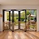 image 6 of Bettacare Wooden Multi Panel Flexible Pet Barrier, Natural Wood, up to 176cm Wide, Dog Barrier for Pets Dogs and Puppy Cream | Natural
