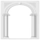 image 1 of Colums (Picture Frame) White | XL