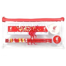 Liverpool FC Particle Stationery Set - Red/Clear - One Size