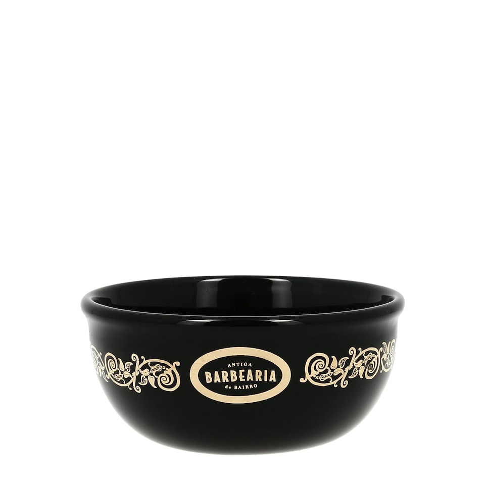 Antiga Barbearia de Bairro Black and Gold Shaving Bowl (Small) N/A