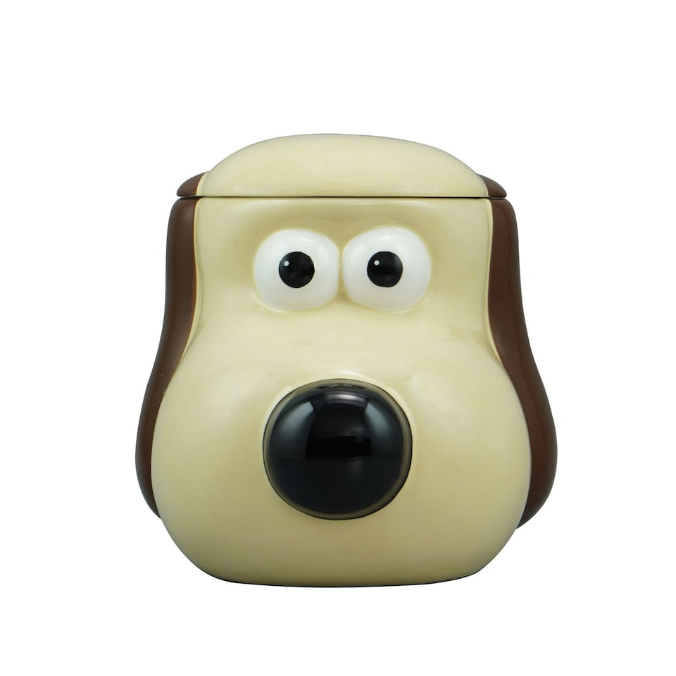 image 1 of Cookie Jar Ceramic Boxed (16cm) - Wallace & Gromit (Gromit)