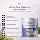 image 4 of HQC Smooth Masonry Paint -  Weatherproof & Long-lasting Protection For All Exterior Walls - Racing Green - 1L