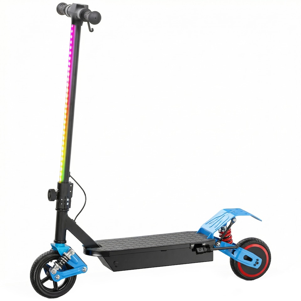 image 1 of AIYAPLAY Electric Scooter for Kids with LCD Display, Up to 15 KM/H, Blue | Blue | Blue and Black