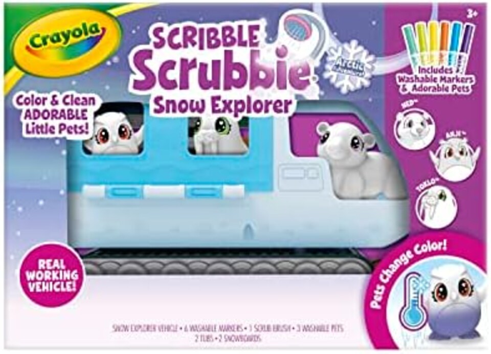 image 1 of Crayola Scribble Scrubbie Pets Arctic Snow Explorer